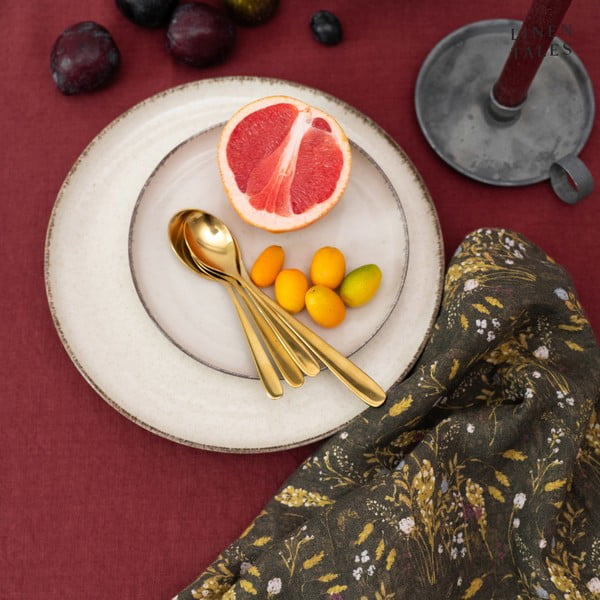 Lanena kuhinjska krpa 45x65 cm Woodland – Linen Tales-image-1