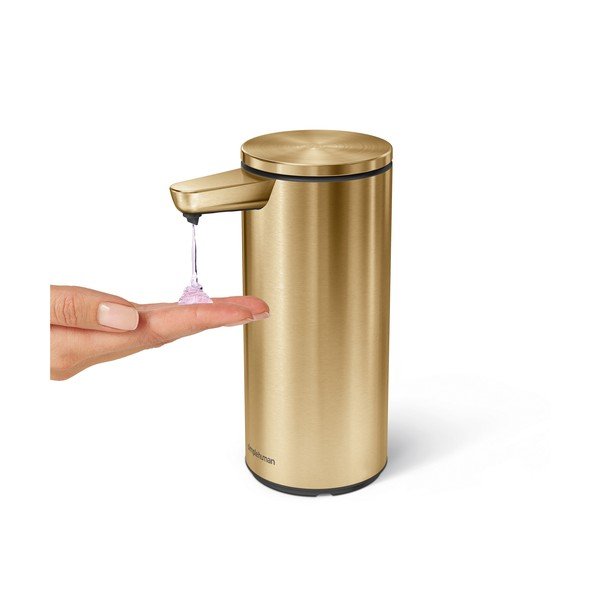 Željezan automatski dozator sapuna sjajno zlatni 266 ml – simplehuman-image-2