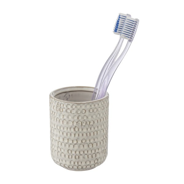 Krem keramička čašica za četkicu za zube Pergole - Wenko-image-4