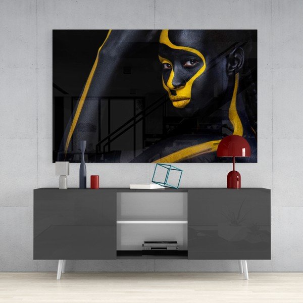 Staklena slika Insigne Yellow Lines-image-1