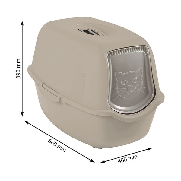 WC za mačke 56x40 cm Eco Bailey - Rotho-image-1