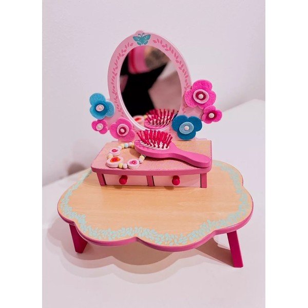 Dječji drveni toaletni stol Djo Flora-image-1