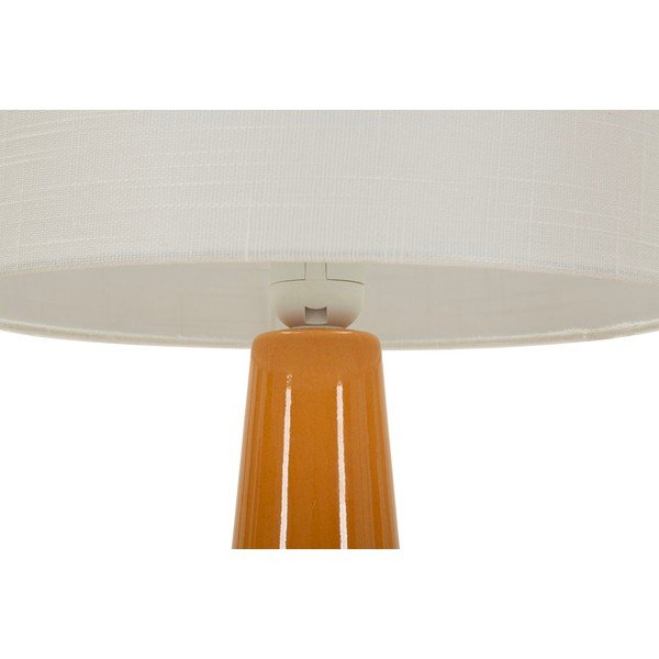 Senf žuta/bijela stolna lampa keramička s tekstilnim sjenilom (visina 51,5 cm) Gress – Mauro Ferretti-image-3
