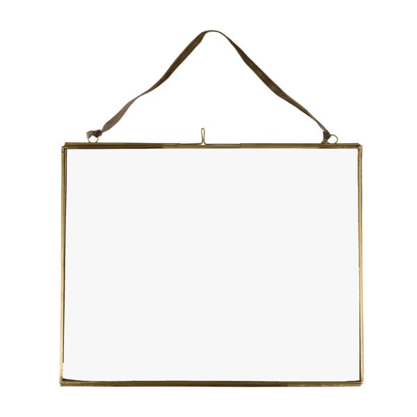 Metalni viseći okvir u zlatnoj boji 25x20 cm – Rex London