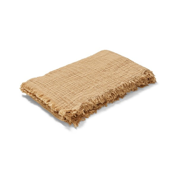 Bež prekrivač za bračni krevet 240x260 cm Reloved – JUNA-image-4