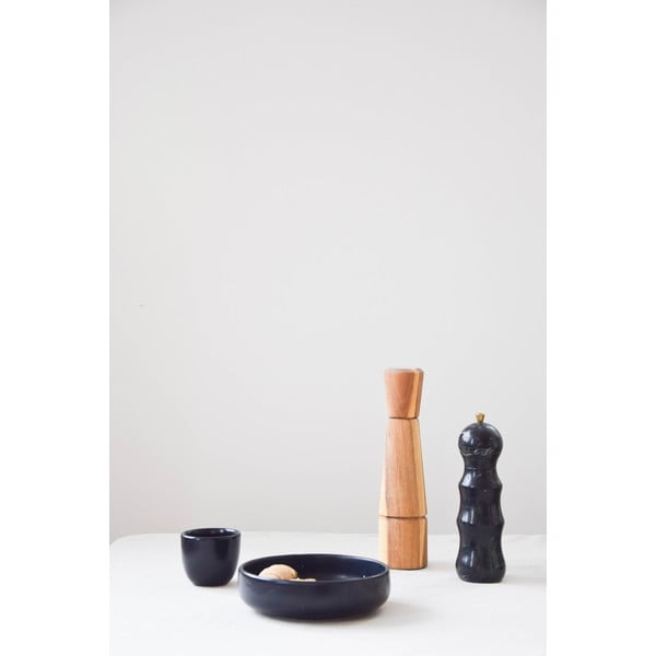 Crna zemljana šalica ÅOOMI Luna, 80 ml-image-2