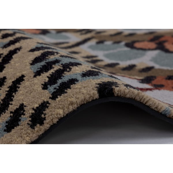 Smeđi vuneni tepih 200x300 cm Paisley – Agnella-image-2