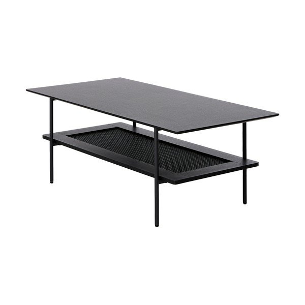 Crni stolić za kavu 55x110 cm Pensacola – Unique Furniture