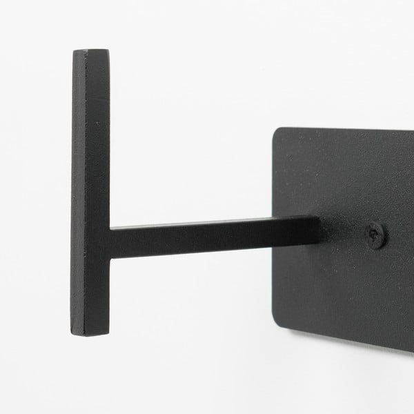 Crna metalna zidna vješalica 64 cm Chapman – Spinder Design-image-4
