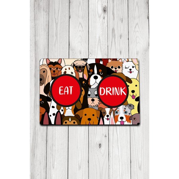 Podloga za zdjele za pse Petpetite Dog's Bowl, 70 x 45 cm-image-1