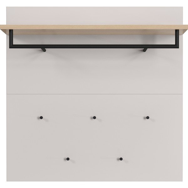 Sivo-bež/u svijetloj prirodnoj boji set za hodnik 96x95x30 cm Cormano – Germania-image-3