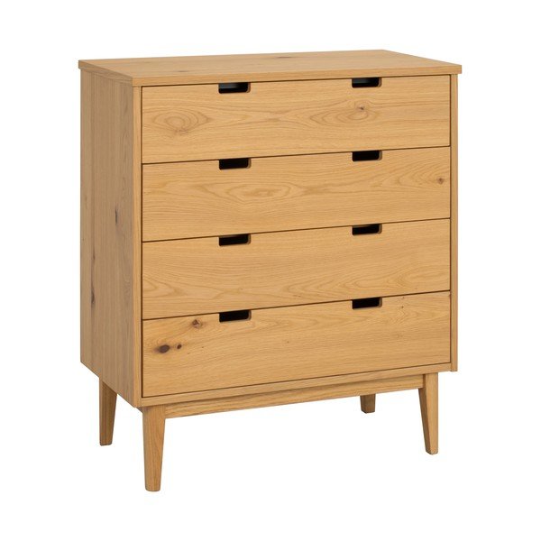 Komoda od punog hrasta u prirodnoj boji 75x85x38 cm Garrison – Rowico