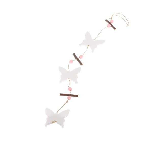 Drveni viseći ukras Dakls Butterflies, visina 80 cm