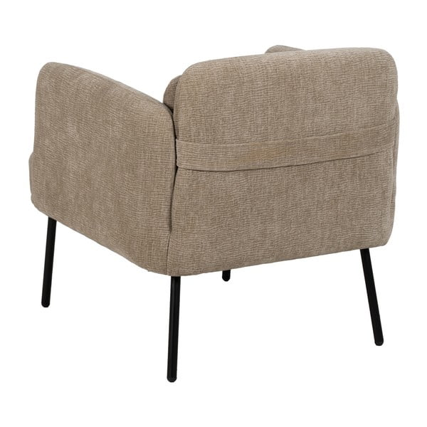 Bež fotelja od šenila Bind – Ixia-image-4