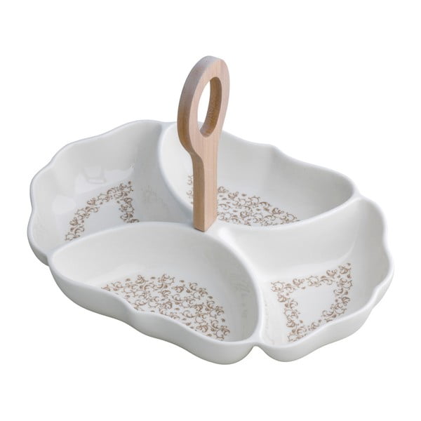 Zdjela za posluživanje s detaljima od bambusa Brandani Riccioli di Fata