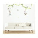 Set zidnih naljepnica Ambiance Birds cages in the Forest