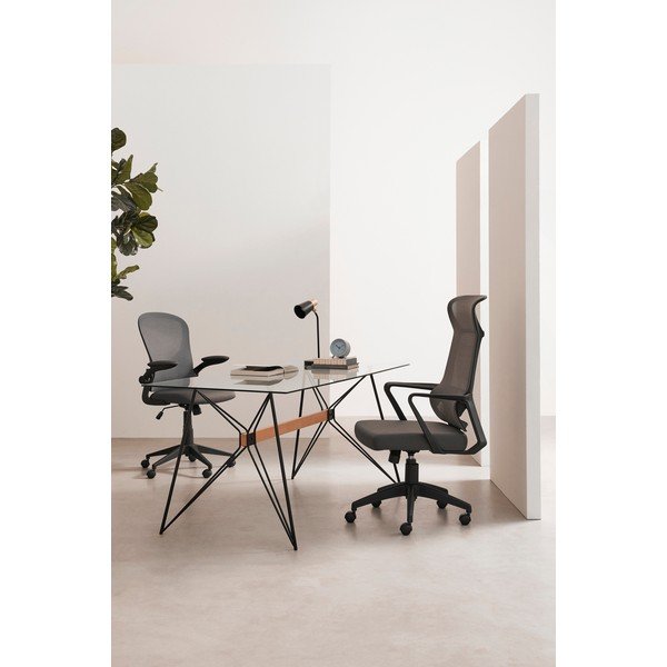 Crna podstavljena uredska stolica Hoboken – Yes Everyday-image-1