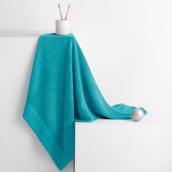 Tirkizni pamučan ručnik od frotira 50x100 cm Amari – Restilo-image-1