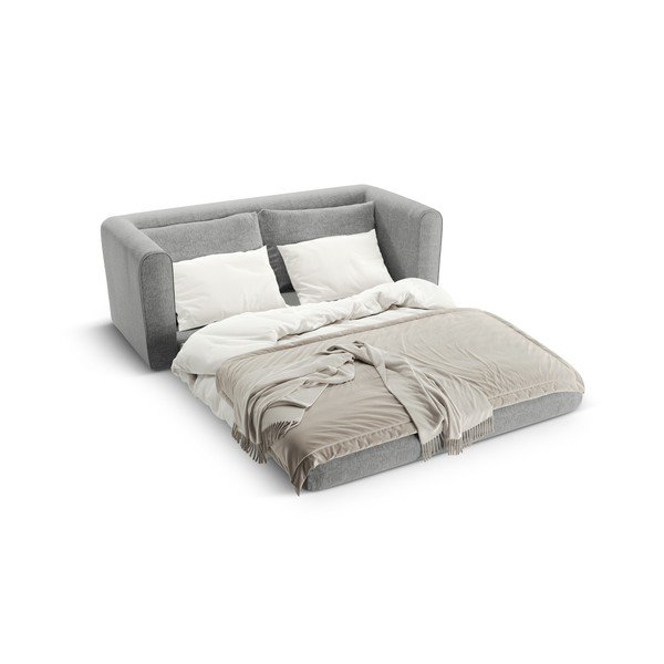 Svijetlo siva sklopiva sofa 158 cm Lido – Micadoni -image-1