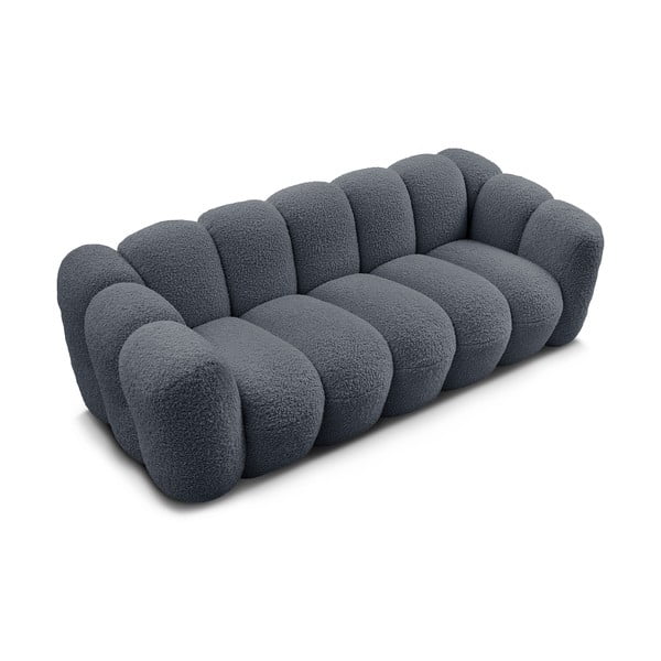 Tamno siva sofa od bouclé tkanine 232 cm Hippolyte – Bobochic Paris-image-4