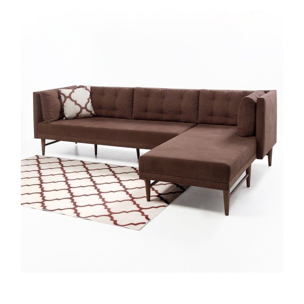 Smeđa sofa desni kut Balcab Home Amalia-image-2