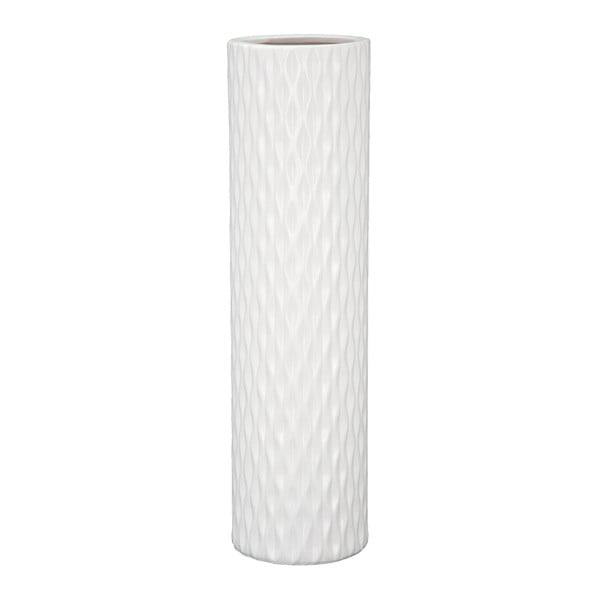 Bijela keramička vaza Mauro Ferretti Inch, visina 61 cm