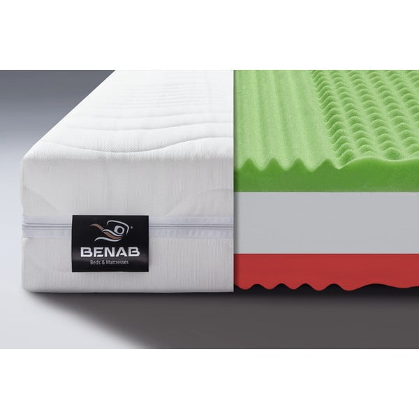 Tvrd/srednje tvrd obostrani madrac od pjene 140x200 cm Pure Support – BENAB-image-1