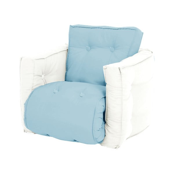 Dječja sklopiva stolica Karup Design Mini Dice Blue / Creamy