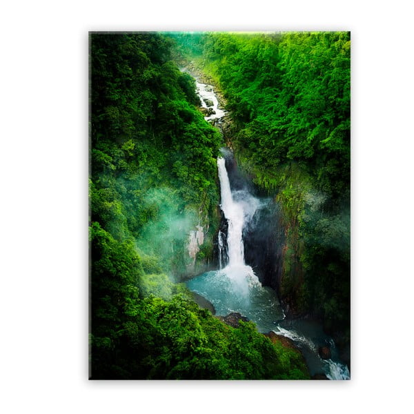 Slika Styler Glasspik Views Waterfall, 70 x 100 cm