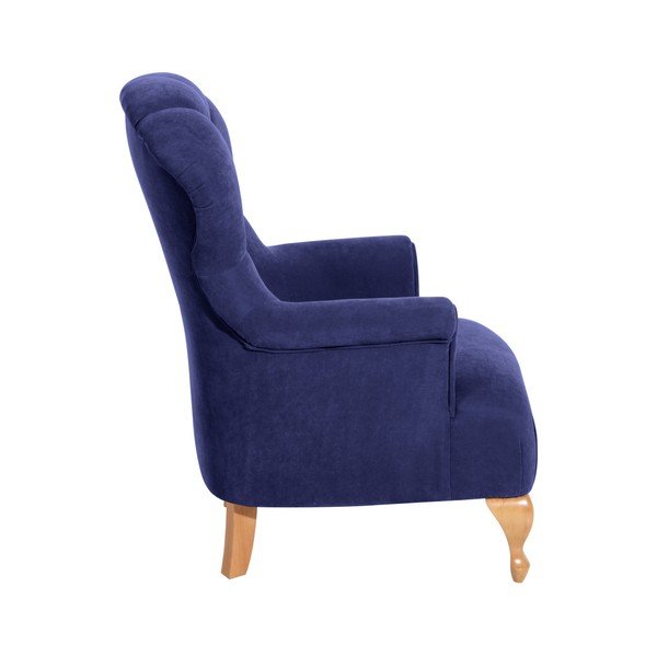 Plava fotelja Max Winzer Camilla Velor-image-2