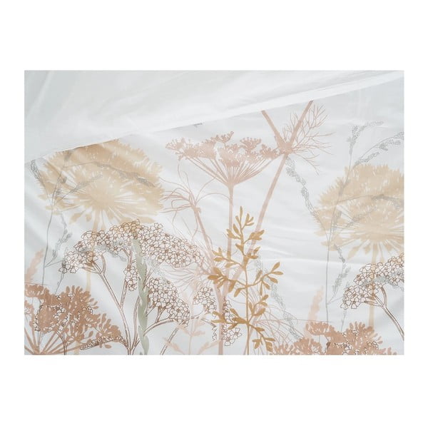 Bijela/boja terakote posteljina za krevet za jednu osobu od krepa 140x200 cm Caraway – B.E.S.-image-1