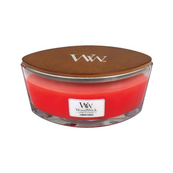 Mirisna svijeća WoodWick crveni ribiz, gori 30 sati-image-1