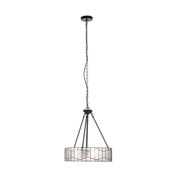 Metalna viseća svjetiljka sa staklenim sjenilom ø 46 cm Waldorf – Premier Housewares-image-4