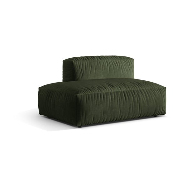 Zelena baršunasti modularna sjedeća garnitura (s lijevim kutom) Martina – Micadoni -image-1