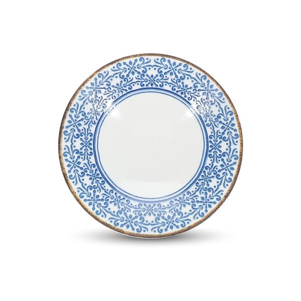 Bijela/plava porculanska zdjelica za juhu 1 l Azul – BonBistro-image-3