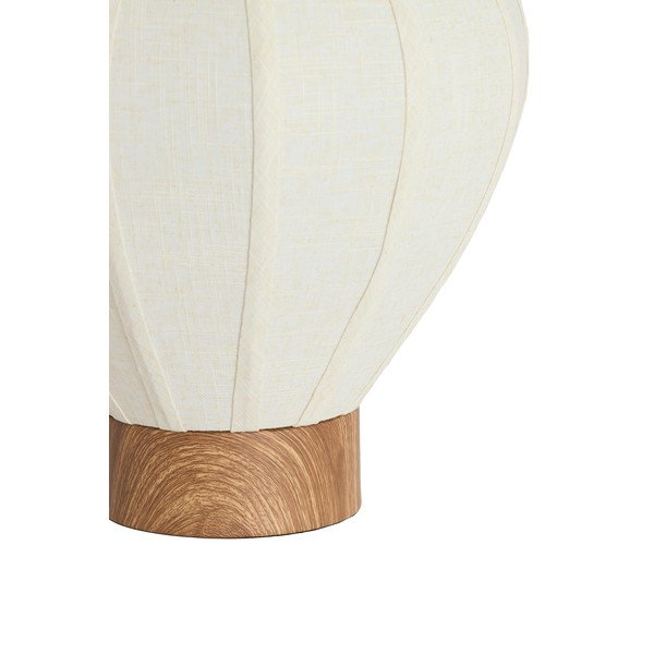 Krem metalna stolna lampa s tekstilnim sjenilom (visina 36 cm) Kyzo – Light & Living-image-4