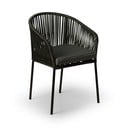 Set od 2 crne vrtne stolice Bonami Selection Trapani