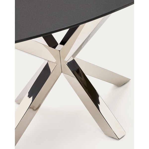 Blagovaonski stol sa staklenom pločom stola 100x200 cm Argo – Kave Home-image-1