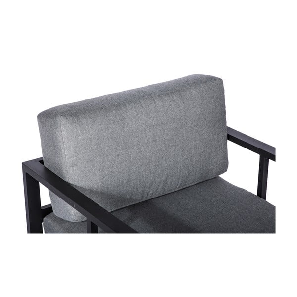 Set grafitno sivih vrtnih stolica Bellisima i crnog stola Loris, ø 35 cm-image-4