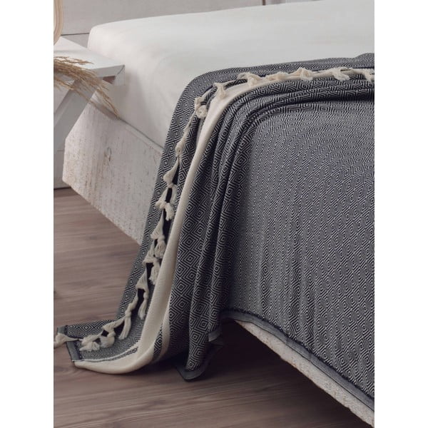 Prekrivač za krevet Elmas Black, 200x240 cm