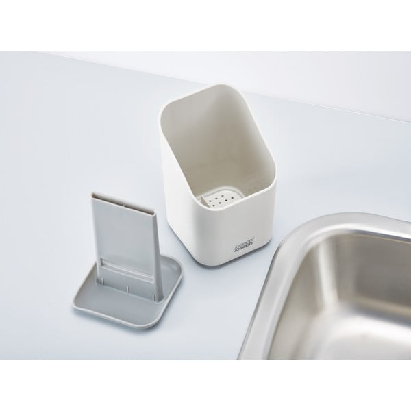 Svijetlo sivi plastičan ocjeđivač za posuđe za pribor 12x11 cm Duo – Joseph Joseph-image-3