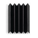 Crna metalna zidna vješalica 21 cm Sensu – Spinder Design