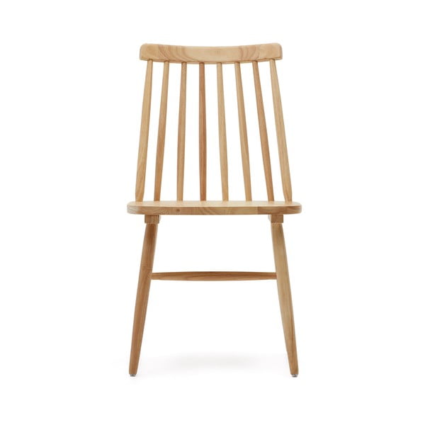 Blagovaonske stolice u setu 2 kom od masivnog kaučuka u prirodnoj boji – Kave Home-image-2