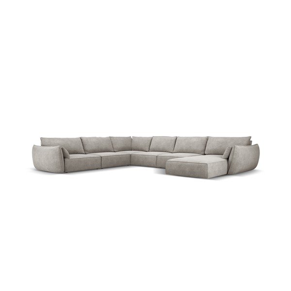 Svijetlo siva kutna garnitura (lijevi kut) Vanda - Mazzini Sofas-image-2