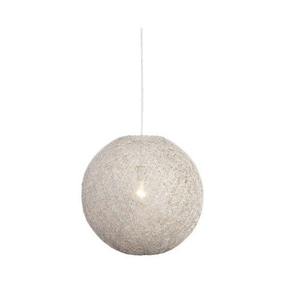 Bijela stropna lampa LABEL51 Twist, ⌀ 30 cm