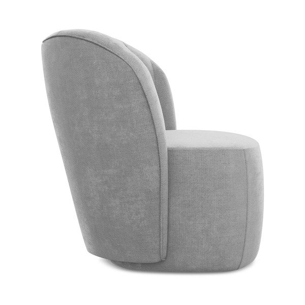 Siva fotelja od šenila Keloa – Makamii-image-2