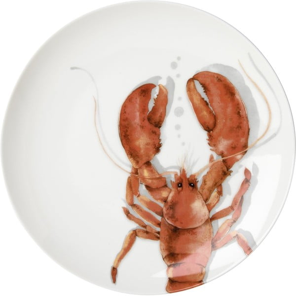 Crveni porculanski tanjur ø 25,5 cm Lobster - IHR