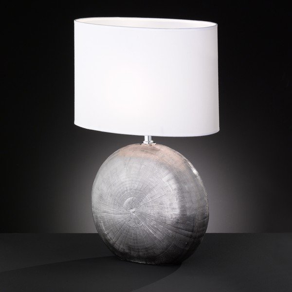 Bijela stolna lampa Fischer & Honsel Foro, visina 53 cm-image-1