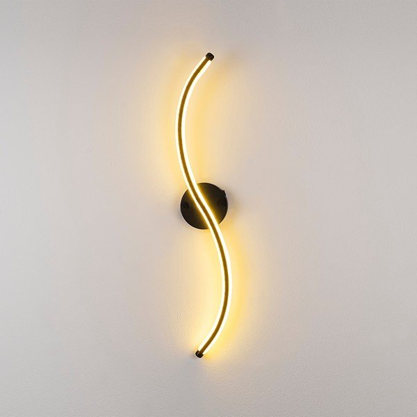 Crna LED zidna lampa Yilan – Opviq lights-image-2