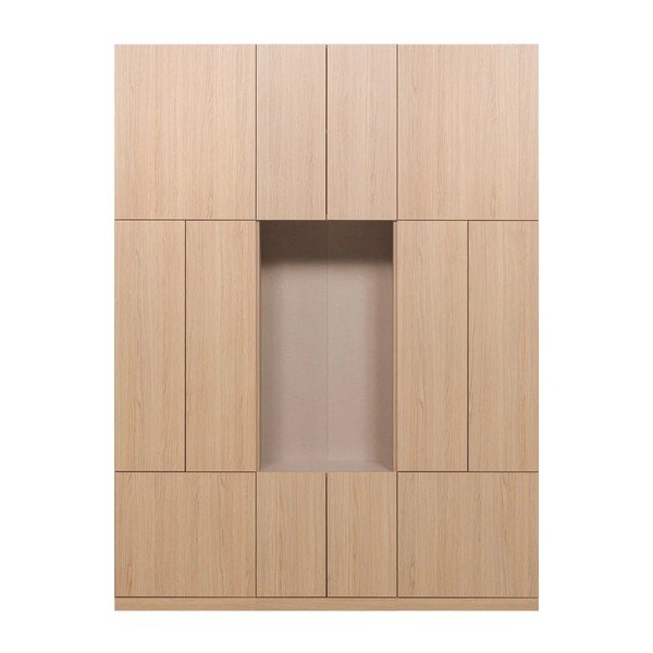 Modularni garderobni ormar u prirodnoj boji 162x215 cm Build – WOOOD-image-2
